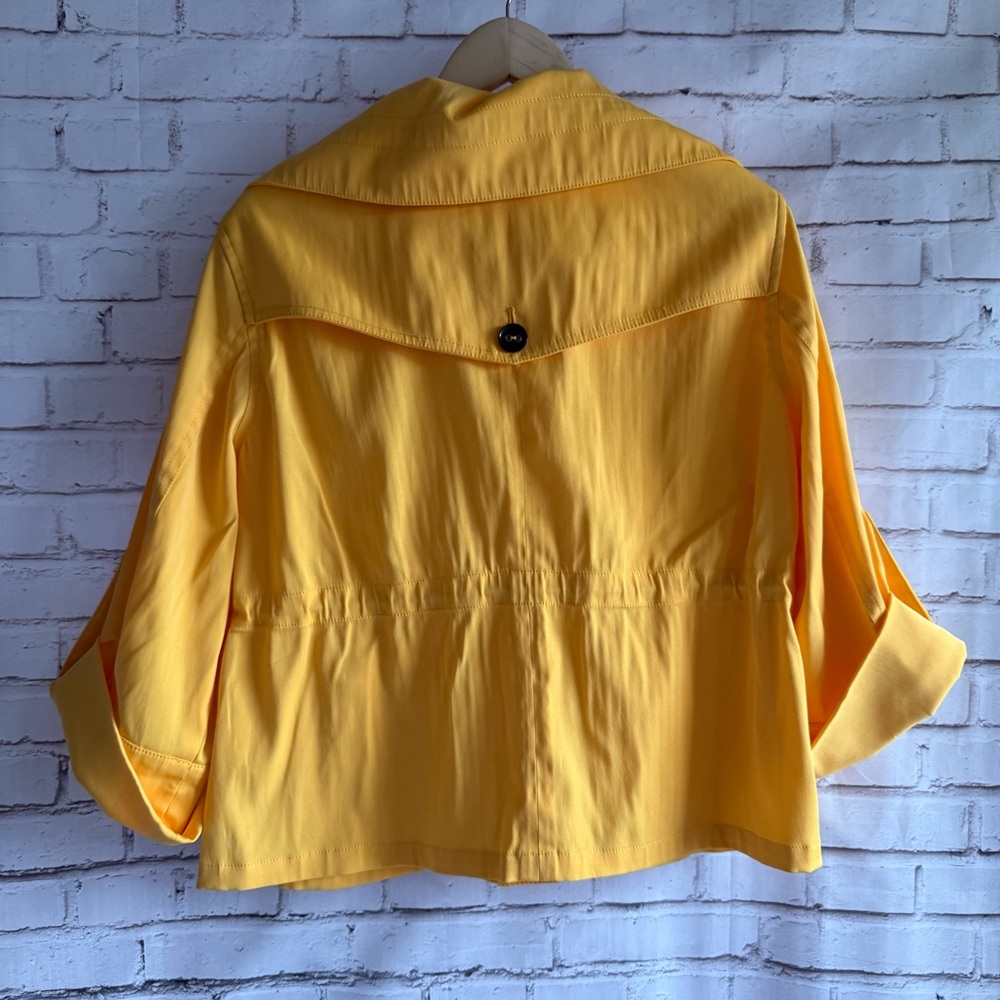 Ruby Rd. Yellow Utility Jacket With Black Accents - image 4